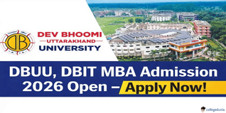 DBUU Begins MBA Admission 2026 at dbuu.ac.in; Check Details Here